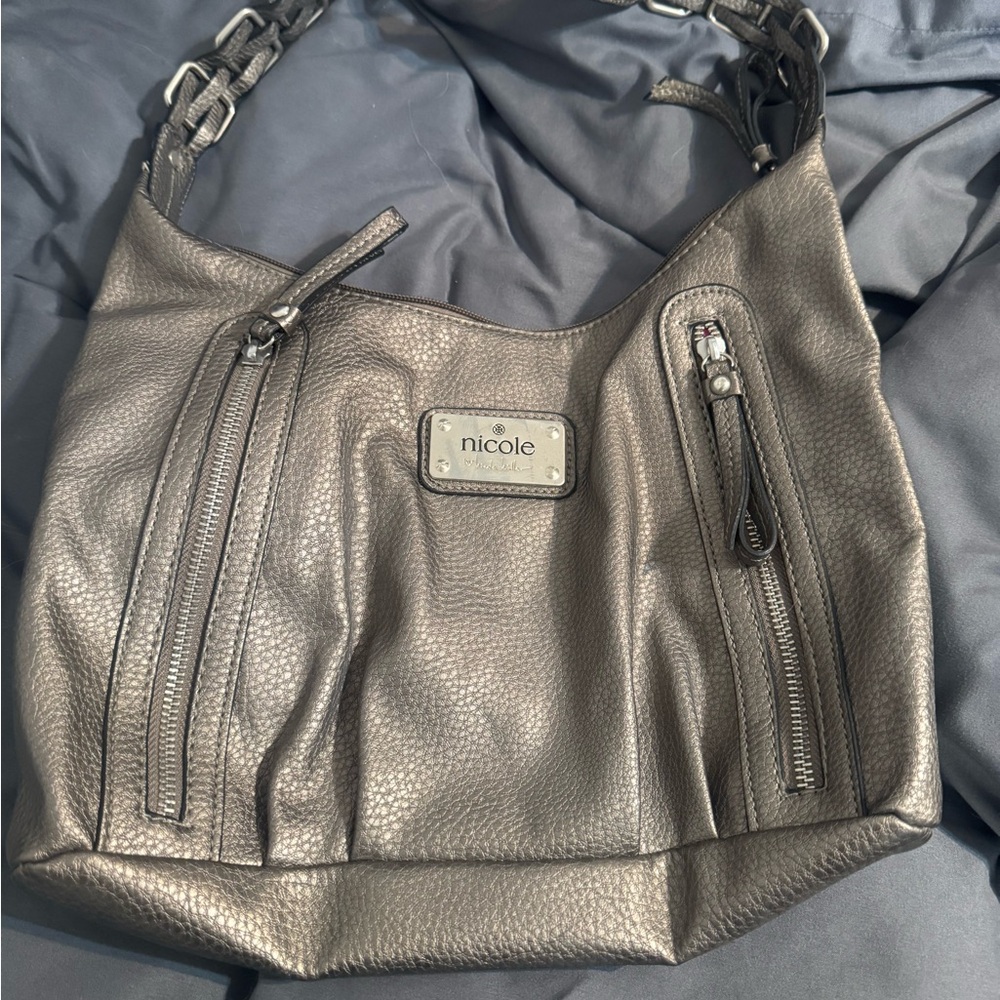 Nicole Lee Gray Shoulder Bag